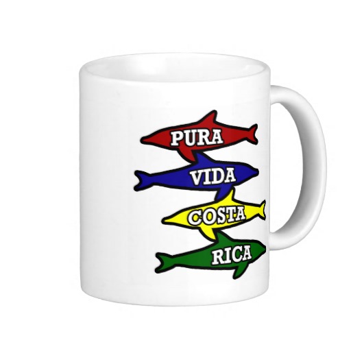 Pura Vida Fish Coffee Mug